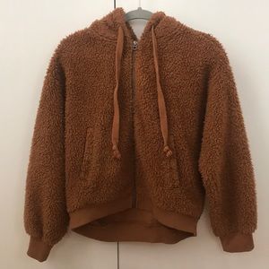 American Eagle Teddy Jacket (Burnt Orange)